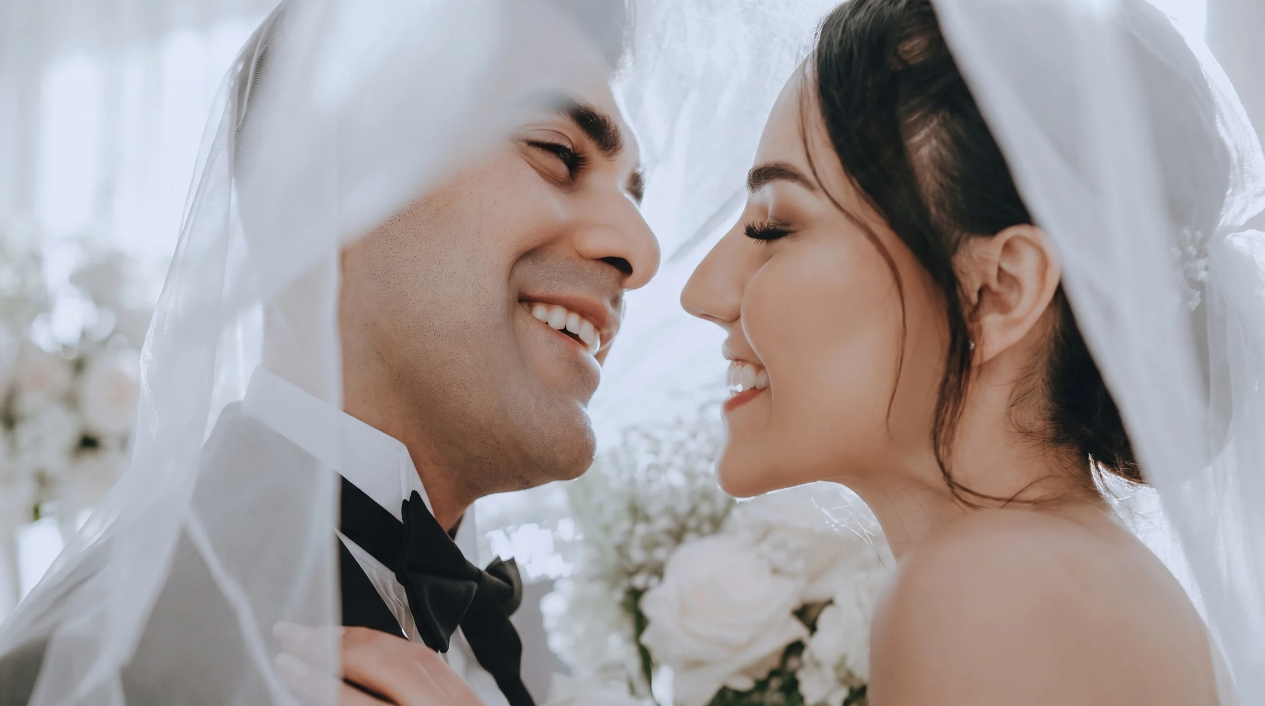 Couple photographed together during their Palm Beach County wedding If the exact location is not verified, remove “Palm Beach County” from the alt and describe only what is visibly true.